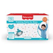 Wholesale - 112ct 3T-4T FISHER PRICE BOYS TRAINING PANTS, UPC: 850016923530